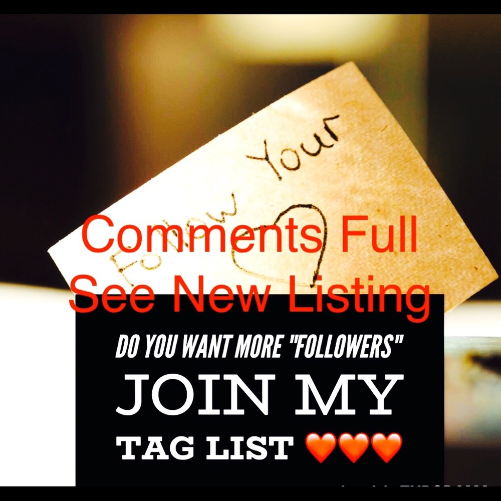 Join my new Tag List ❤️❤️❤️